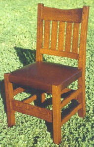 Gustav Stickley Accurate Replica  V-Back Dining Chair